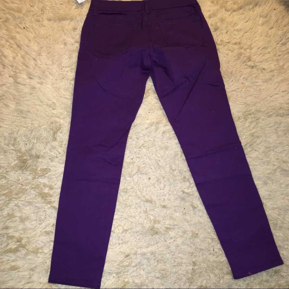 Old Navy Rock Star Jeans wine colored Size 8P